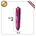 Multi-Speed Mini Electric Massager,Waterproof 10-Frequency Portable Bullet Massager (Gold)
