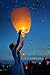 Sky Lanterns 5 Pack: Sparkling Eco Friendly White Chinese Wishing Lanterns, For All Occasions. %100 Biodegradable, Environmentally Friendly, And Wire Free. Fully Assembled.