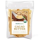 Healthworks Cacao Butter Raw Organic, 1lb