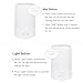 HUIRUI 180ML Essential Oil Diffusers Aroma Ultrasonic Cool Mist Humidifier Portable Aromatherapy Diffuser with 7 Changing Colors Timer Setting and Waterless Protection