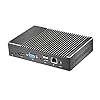 Fanless Mini PC,Desktop Computer,Quad Core AMD A6 1450,(Black),[HUNSN BH05a],[VGA/HDMI/LAN/4USB2.0/2USB3.0/WiFi/BT4.0…