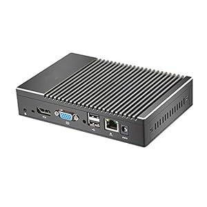 Fanless Mini PC,Desktop Computer,Quad Core AMD A6 1450,(Black),[HUNSN BH05a],[VGA/HDMI/LAN/4USB2.0/2USB3.0/WiFi/BT4.0…