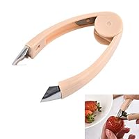 Ashero Strawberry Huller Top Stem Remover, Potatoes Pineapples Carrots Tomatoes Corer, Fruit and Vegetable Core Remover Kitchen Gadget