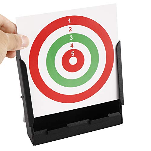 Metal Box BB Trap Target with 20 Shooting Paper Targets, Airsoft Pellet