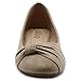 Ollio Women's Shoe Ballet Faux Suede Flat