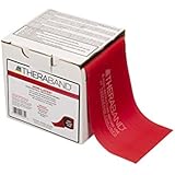 Thera-Band  Professional Non-Latex Resistance Bands For Rehabilitation, Portable Fitness and Workout, Home Exercise, 25 Yard Roll Dispenser Box,