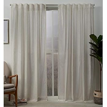 Amazon Com Exclusive Home Curtains Muskoka Teardrop Slub