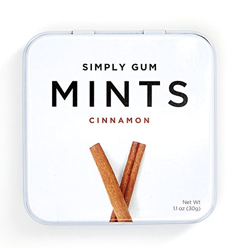 image for Natural Cinnamon Breath Mints by Simply Gum, Non Gmo Certified, Vegan,