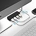 Lenovo USB Hub, 4 Port USB 3.0 Hub, Portable Data Hub with 19 Inch Long Cable for iMac Pro, MacBook Air, Mac Mini/Pro, Surface Pro, Notebook PC, Laptop, USB Flash Drives, and Mobile HDD