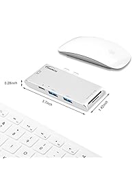 USB C Hub adaptador con HDMI, yihunion multipuerto Type C Hub para MacBook Pro 13" 15" 2016 2017 6 en 1 con tipo C puerto de carga, TF SD lector de tarjetas, 2 puertos USB 3.0, salida HDMI 4 K