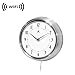 Wireless Spy Camera with WiFi Digital IP Signal, Recording & Remote Internet Access (Camera Hidden in a Wall Clock) (Silver)