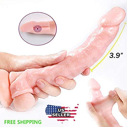Extender Girth Enhancer Realistic Sleeve Sheath Large Male 8 inch US Ship