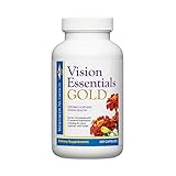 Dr. Whitaker's Vision Essentials Gold with 40 mg of Lutein Plus 16 Vision Supportive Nutrients for Premium Eye Nourishment and Support, 120 capsules (30 day supply)