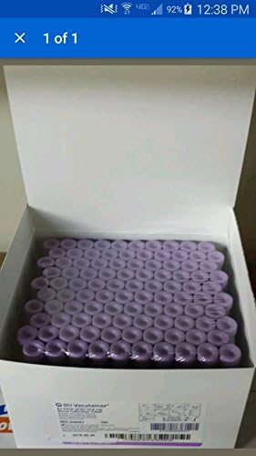 Tube, Plastic, Exp Date 06-18, Lav, 6Ml, BD 368661-1