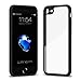 iPhone 7 Case, Willnorn [Weeky] Protective Slim Cellphone Case with Ultra Thin Clear Acrylic Back Cover, Polychromatic Bumper for iPhone 7 (Black)