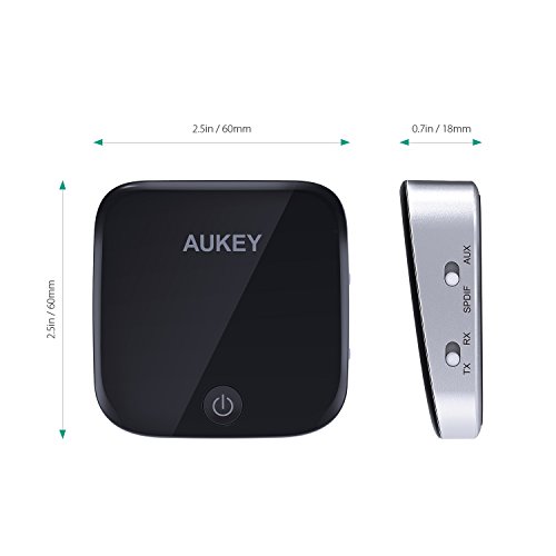 AUKEY Bluetooth Transmitter and Receiver with S/PDIF, 2in1 Wireless