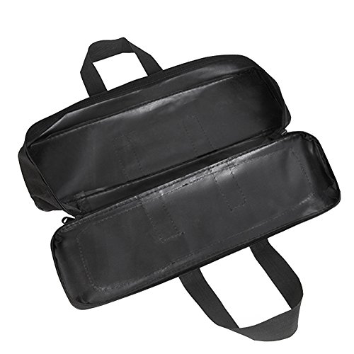 lennonsi Kleine Allround Rutentasche, Angeltasche Angeltaschen Rutentaschen 600D Oxford Cloth, Schwarz (80cm) – Bild 5