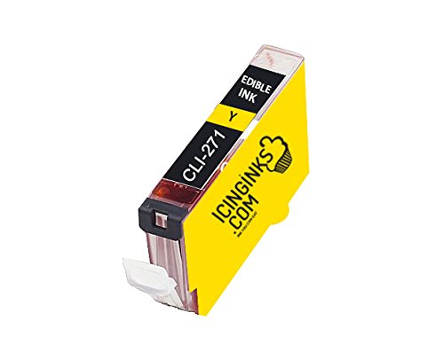 Icinginks Edible Ink Cartridges 5 Pack CLI-271XL / PGI-270XL For Canon PIXMA TS5020 TS6020 TS8020 TS9020 MG5720 MG5721 MG5722 MG6820 MG6821 MG6822 MG7720