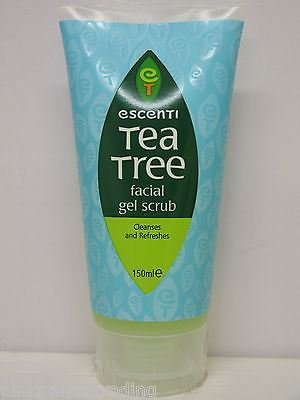 escenti tea tree facial wash gel
