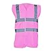 Yoko Unisex Premium Hi-Vis Waistcoat Vest/Jacket (L) (Purple)