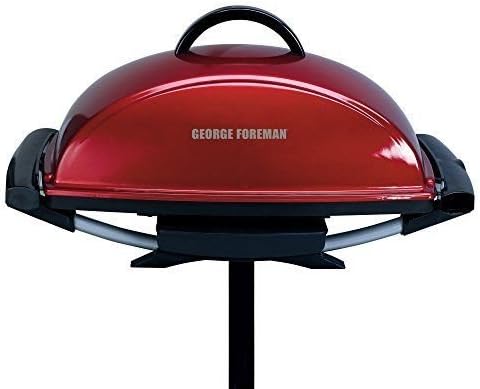 (USA Warehouse) Brand New George Foreman GFO201R Indoor/Outdoor Electric Grill, Red -/PT# HF983-1754363550