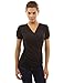 PattyBoutik Women's Puffed Short Sleeve Faux Wrap Top