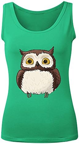 Timico Personalized Owl Love You Forever Women Tank Top Green