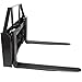 Titan Attachments Mini Skid Steer Pallet Fork Frame, Rated 4000 LB, Quick Tach Mounting
