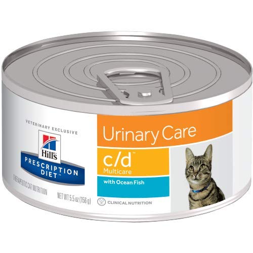 HILL'S Prescription Diet c/d Multicare Urinary Care with Ocean Fish Canned Cat Food 12/5.5 oz - //medicalbooks.filipinodoctors.org