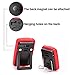 Veken Wireless Digital BBQ Meat Thermometer, Remote Cooking Food Grill Thermometer with Dual Probes for Grilling, Upgraded Oven Smoker Thermometer Kitchen Tools, Battery Included (230 Feet), Red