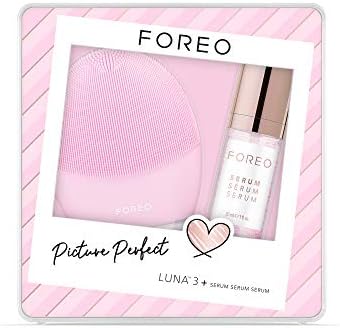 FOREO Picture Perfect Set: LUNA 3 Smart skincare for cleansing and anti-age results + 30 ml Hyaluronic Acid Serum