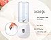 Portable Personal Blender, PENGWING USB Rechargeable Glass Cup Juicer Travel Outdoor Office, 2 450ML Cup Blenders for Shakes and Smoothies