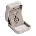 Cremation Jewelry Multi-color Flower Urn Necklace Keepsake Pendant Memorial (Silver)