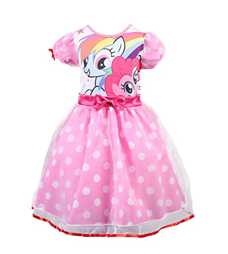 My Little Pony Girls Dress Short Sleeve Party Dress 5y | Desertcart Belize