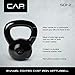 CAP Barbell Black Enamel Coated Cast Iron Kettlebell, 35 lb