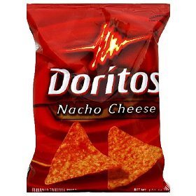 Doritos Nacho Cheese Flavored Tortilla Chips, 12 Oz. (Pack of 3)