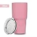 5 Star Stuff 30 oz Tumbler, 100% Stainless Steel Double Wall Vacuum Insulated Cup with Lid – Pink