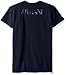 Emporio Armani Men's Megalogo Crew Neck T-Shirt, Marine, Large