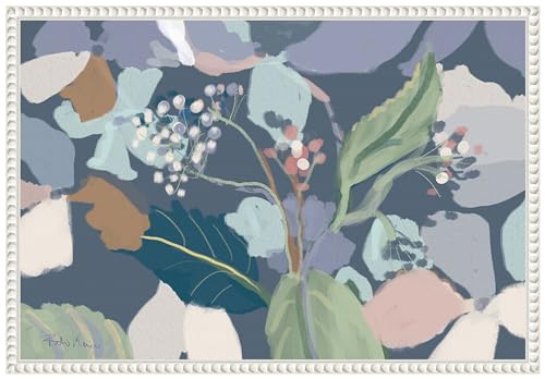 Amanti Art Framed Canvas Wall Art 16x23 Floral Print by Robin Maria, Framed Wal…