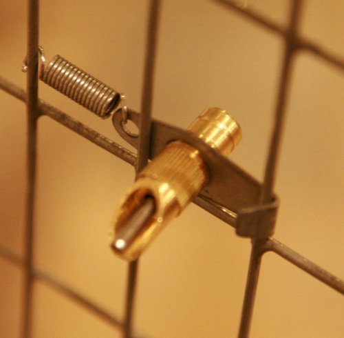 5 Pack Brass Rabbit water nipple Gravity feed waterer