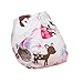 Iuhan® Lovely Baby Adjustable Reusable Washable Cloth Diaper Nappy (White)