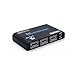 Gakus HDMI 2.0 Splitter 1 in 2 out 4K@60Hz & 3D Support HDCP2.2, EDID Management, Automatic Input Cable Equalization