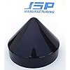 Marine-Dock-10-Piling-Cone-Cap-Boat-Pylon-Edge-Post-Head-Black-Cover
