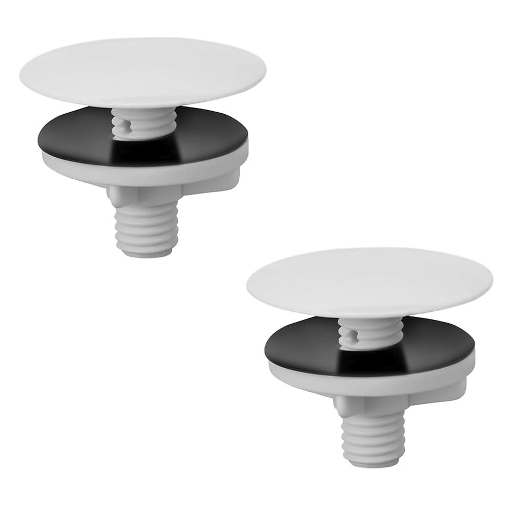 2 PCS Kitchen Sink Hole Covers 2 Inch Kitchen Sink Caps White Faucet Hole Covers Sink Accessories for Kitchen Sink Bathroom Countertop Counter Space Decoration