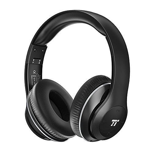 TaoTronics-Wireless-Headset-Over-Ear-Headphones-with-Lightweight-Memory-Foam-Ear-Pads-Dual-40mm-Drivers-35mm-AUX-On-Ear-Controls-EQ-Bass-15-Hour-Audio-Playback