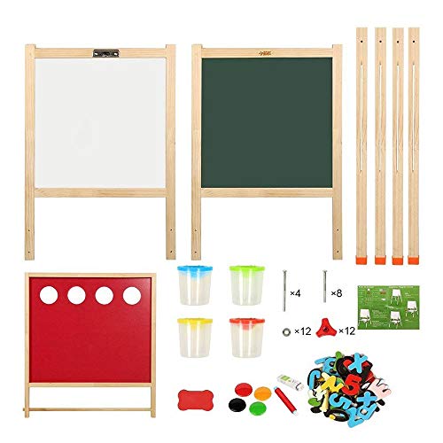1 Arkmiido+Double+Sided+Whiteboard+Chalkboard+Accessories