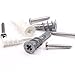 Hilitchi 160-Pieces Large/Small Zinc Plastic Self Drilling Drywall Hollow-Wall Anchor Assortment Kit