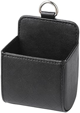 Wangxinl Car Stroge Bag Box, Air Vent PU Leather Storage Trash Case Auto Outlet Mobile Phone Holder Organizer Bag