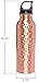 Mindful Design Pure Copper Hammered Water Bottle - Leak-Proof Solid Copper Vessel for Ayurvedic Health Benefits (25 oz)