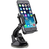TaoTronics Car Phone Mount Holder, Windshield / Dashboard Universal Car Mobile Phone cradle for iOS / Android Smartphone and More